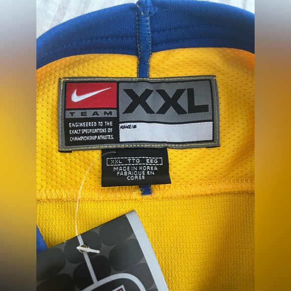 ‼️ Vintage Deadstock Nike Sweden National Hockey Team Jersey 🇸🇪🏒 - Size 2XL - Picture 6 of 9